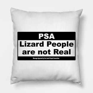 PSA Lizard People Pillow