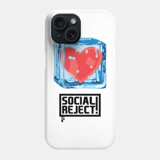 Cold Heart (Black) Phone Case