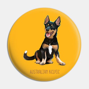 Australian Kelpie Pin