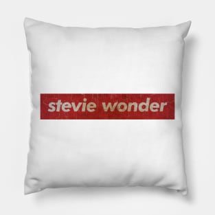 Stevie Wonder - RECTANGLE RED VINTAGE Pillow