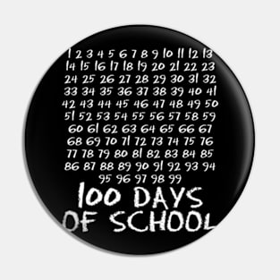 100Th Day Of School Teacher Kids 100 Days Math Numbers Pin