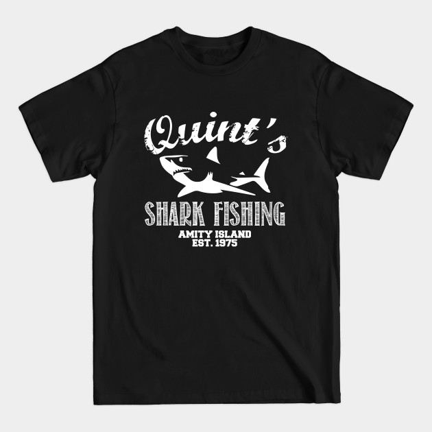 Discover Jaws - Quint's Shark Fishing - Jaws Movie - T-Shirt