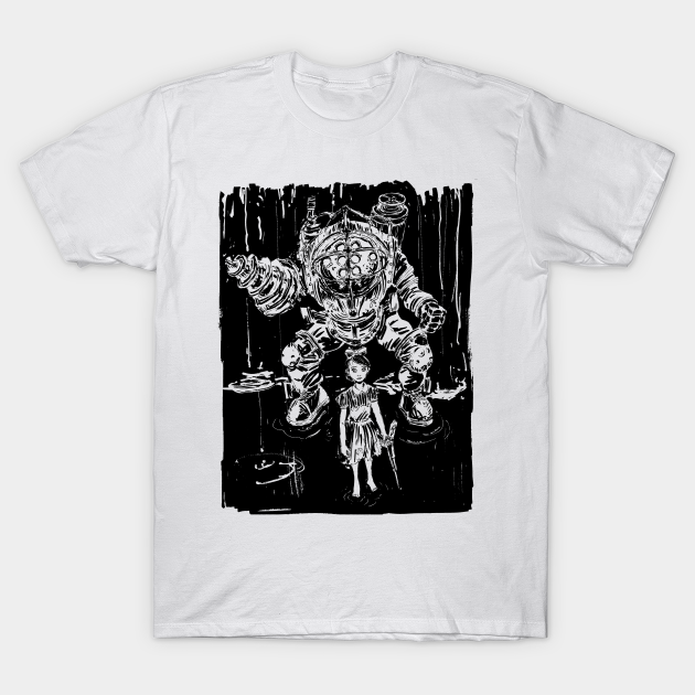 Discover Little Sister and Mr. Bubbles - Bioshock - T-Shirt