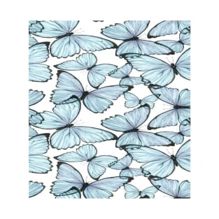 Baby Blue Butterfly For Your Case Style T-Shirt