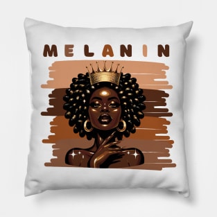 Shades Of Melanin Queen Pillow