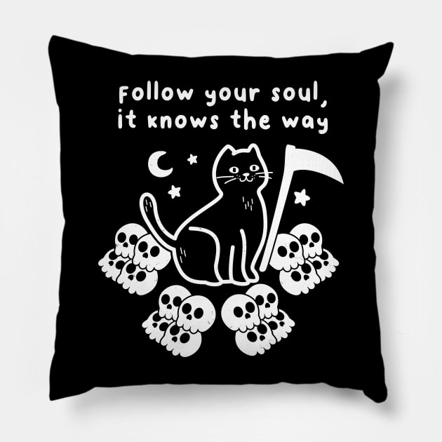 Follow Your Soul Pillow by SmokingPencils