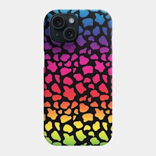 Rainbow Cow Print Phone Case