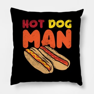 Hot Dog Man Pillow