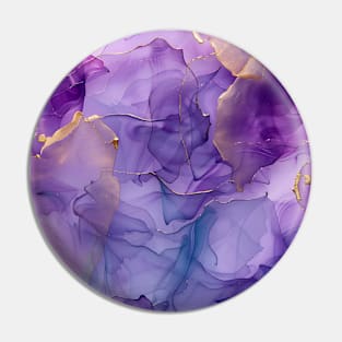 Mint purple gold marble texture pattern 2 Pin