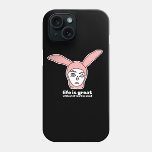 Gummo Pink Bunny Boy T-Shirt Phone Case