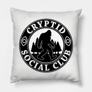 Cryptid Social Club - Monochrome Pillow