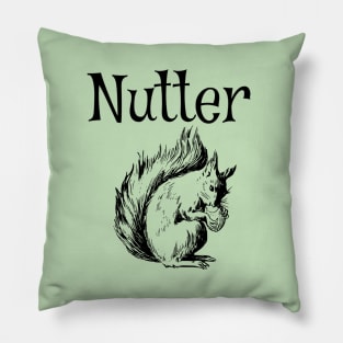 Nutter, Outdoors, Nature, Squirrel, Nuts, Wildlife, Rodent Pillow