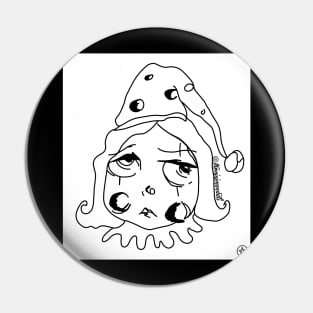 AnnoyedClownGirl Pin