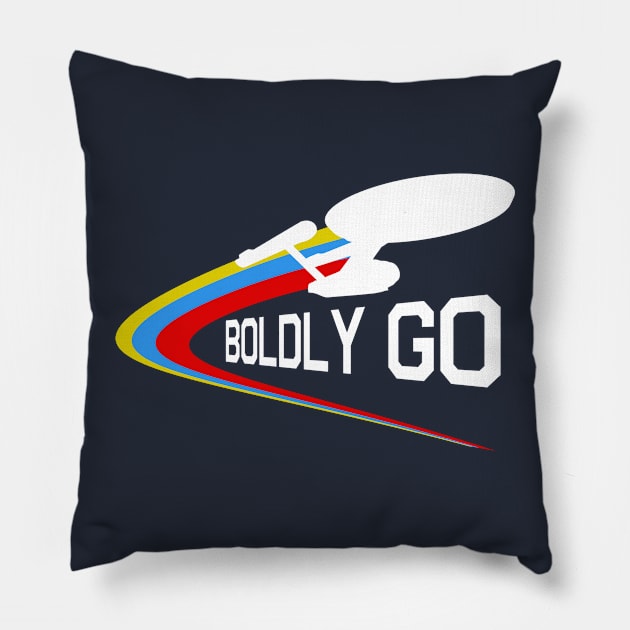 Boldly Go: TOS Pillow by PopCultureShirts