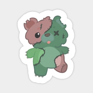 Zombie teddy bear Magnet