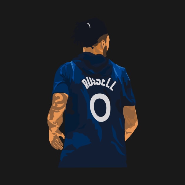 D’angelo Russell- Minnesota Timberwolves by ActualFactual