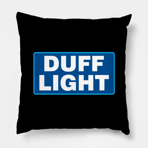 Duff Light Pillow by PartyTees