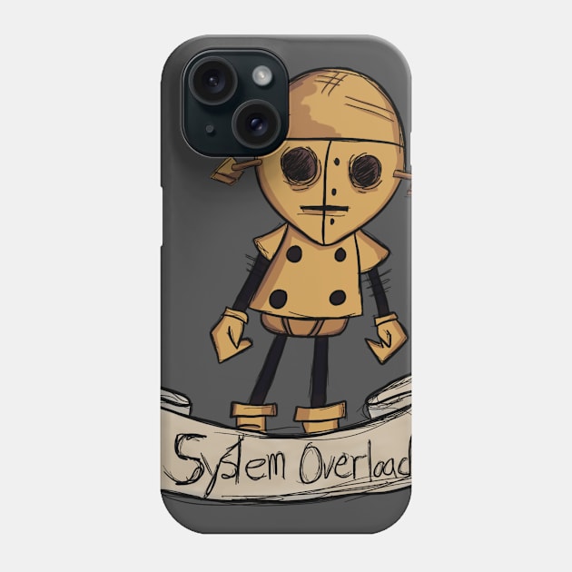 system overload Phone Case by ArtisticCheezwiz1