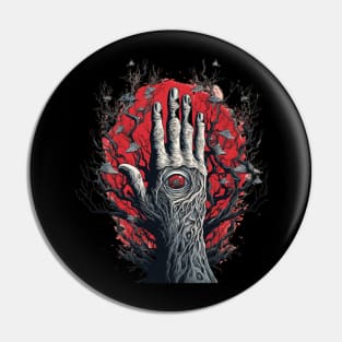 Hand-Eye Tree of Life Eye of Nature's Vigil Pin