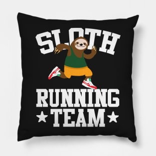 Sloth Running Team Pillow