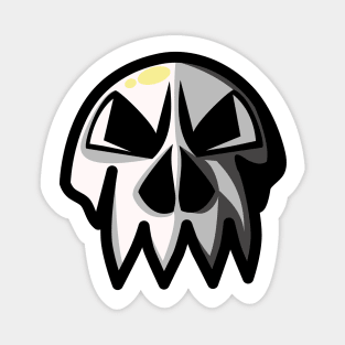 Skull Mascot Logo Magnet