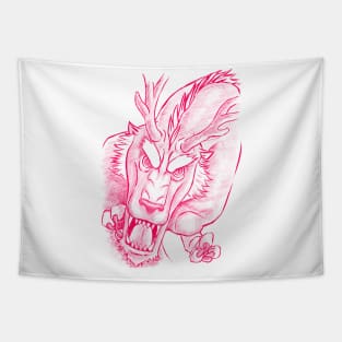 Dragon Of Legend -Red Version Tapestry