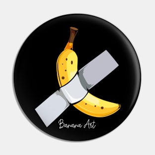 Banana - Banana Art - Yellow Exotic Banana Fruit Pin