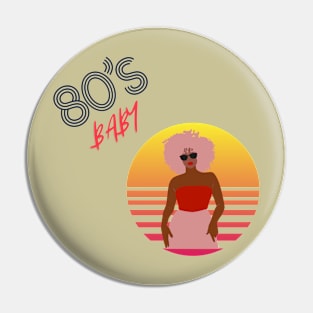 80's Baby Pin