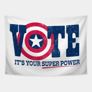 Vote: It's Your Superpower - Worn Tapestry