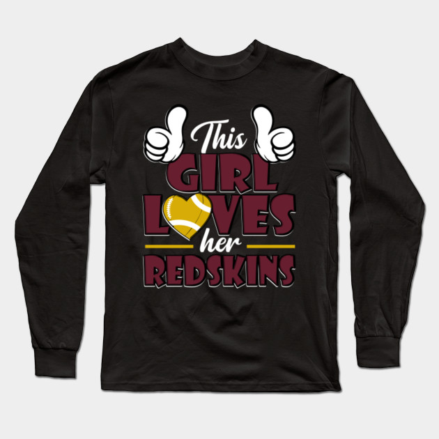 girls redskins shirt