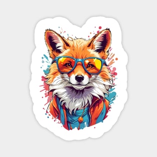 Cool Fox in Sunglasses Magnet