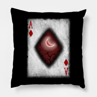 Ace of Diamonds with Moon Pillow