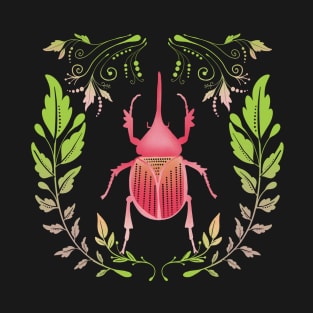 Beetle Power Pose (Hercules Beetle) T-Shirt