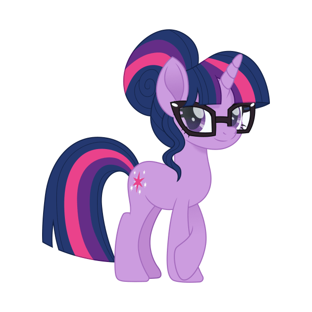 Twilight Sparkle pony shadowbolt by CloudyGlow