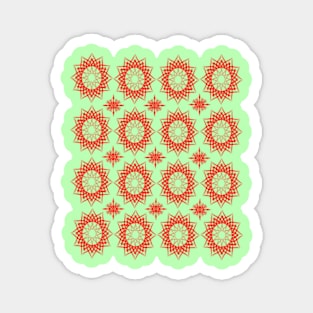 Mandala Flower Pattern Magnet