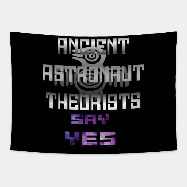 Ancient Astronaut Theorists Tapestry by FunkyStyles