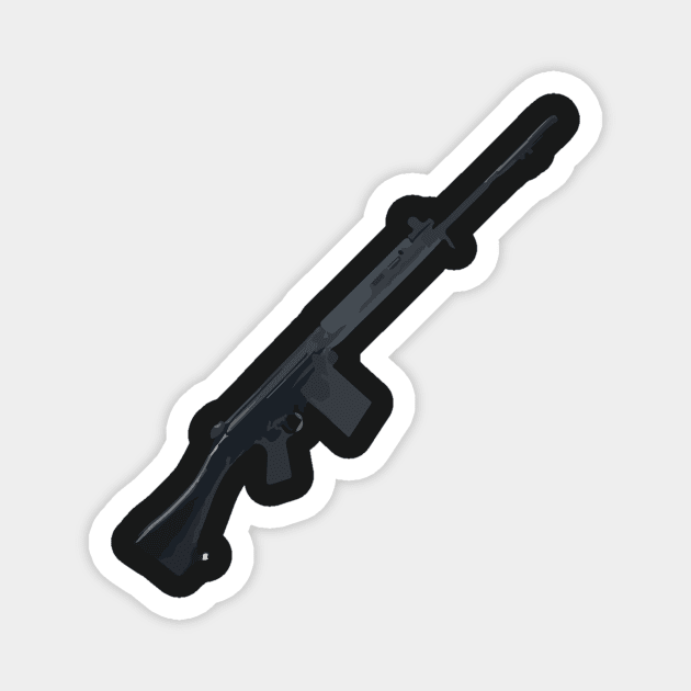 SLR Rifle Magnet by TortillaChief