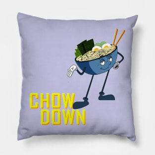 RAMEN CHOW DOWN Pillow