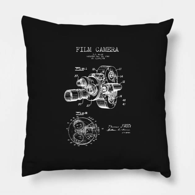 Film Camera Patent Pillow by Woah_Jonny