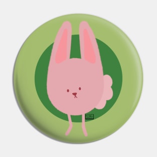 Sad little bunny Pin