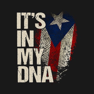 It's In My DNA Puerto Rico Rican Hispanic Heritage Month T-Shirt