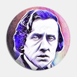 Frédéric Chopin Pink Portrait | Frédéric Chopin Artwork 7 Pin