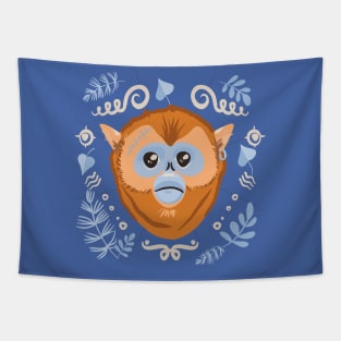 Golden monkey Tapestry