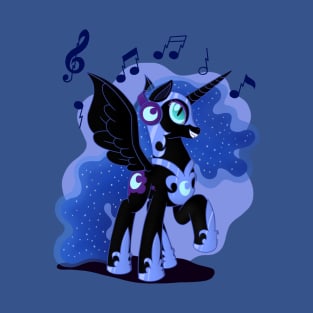 Nightmare Moon with Headphones T-Shirt