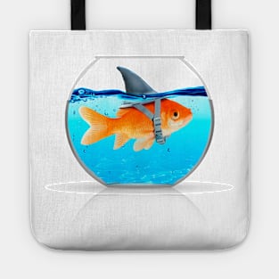 Fish with fin t shirt Tote