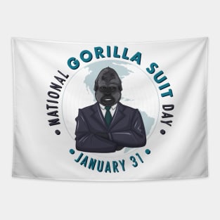 National Gorilla Suit Day Tapestry