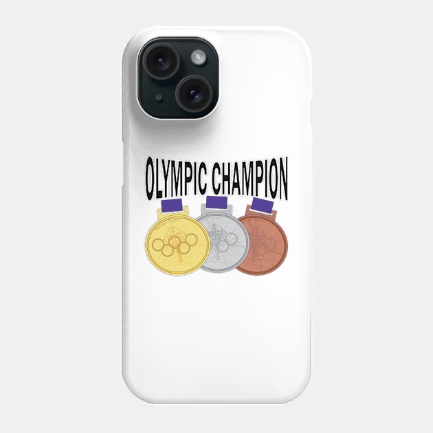 Olympic Champion Phone Case by GilbertoMS