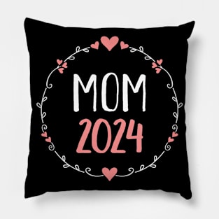 Mom 2024 for pregnancy announcement Pillow