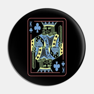 King of Clubs Night Mode Pin