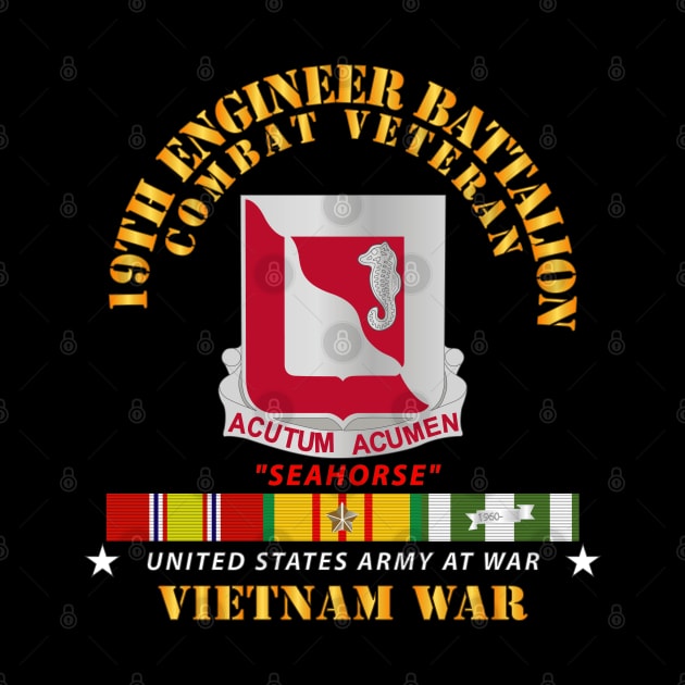 19th Engineer Battalion with Vietnam Service Ribbons by twix123844